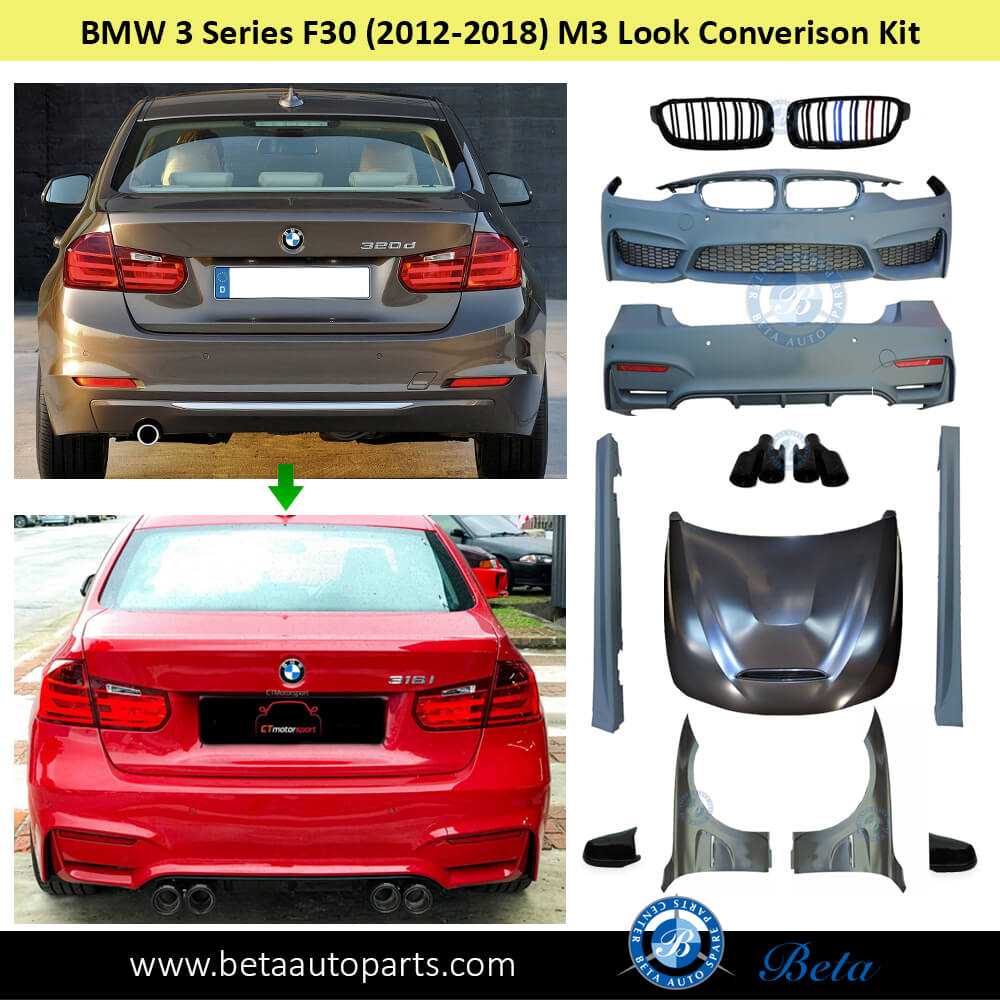 BMW 3 Series F30 (2012-2018), M3 Look Conversion Kit BMW 3 Series F30 (2012-2018), M3 Look Conversion Kit